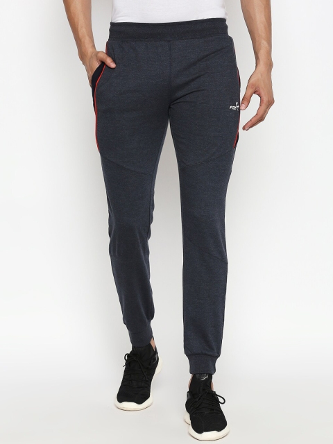 

FiTZ Men Charcoal Grey Slim-Fit Joggers