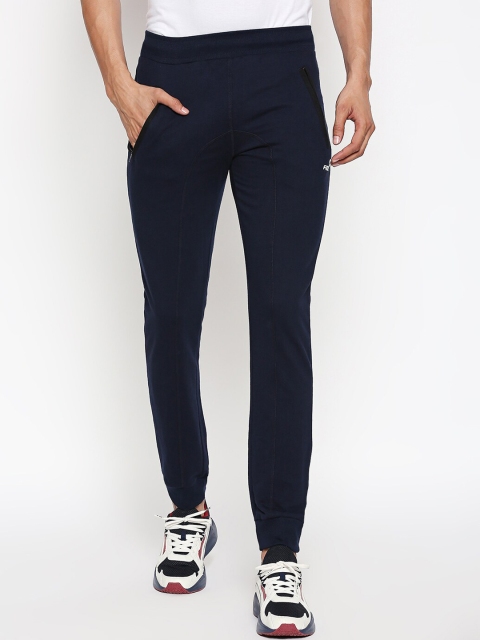 

FiTZ Men Navy Blue Solid Slim-Fit Joggers