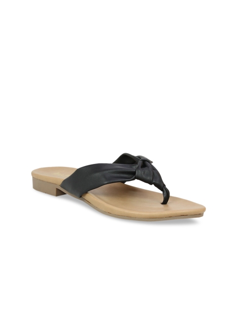 

Inc 5 Women Black Slim Heel T Strap Sandals