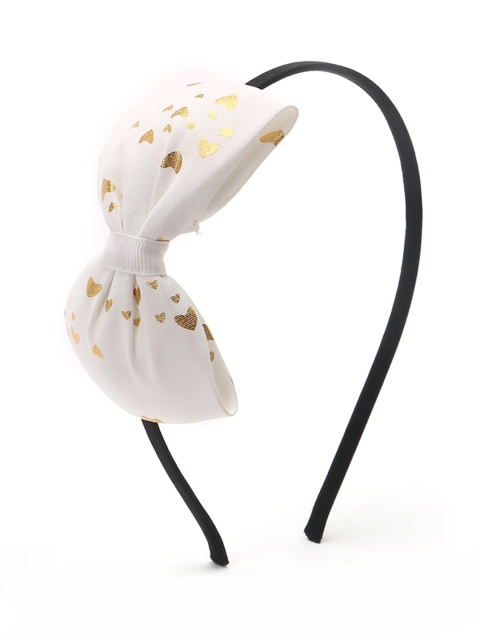 

The Magic Wand Girls White & Gold-Toned Hairband