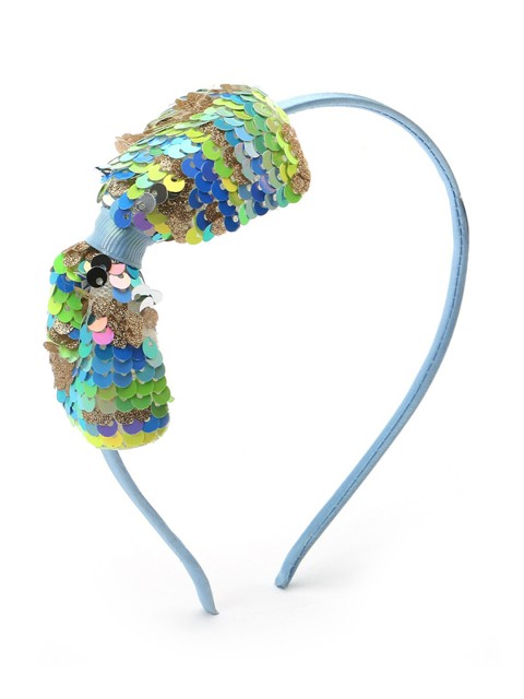 

The Magic Wand Girls Blue & Green Embellished Hairband
