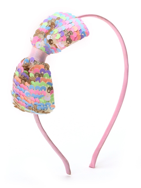 

The Magic Wand Girls Pink & Blue Embellished Hairband