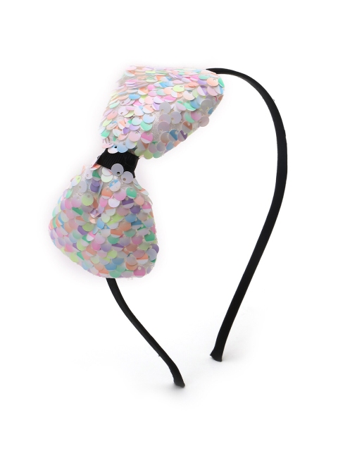 

The Magic Wand Girls Pink & Purple Sequin Embellished Hairband