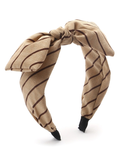 

The Magic Wand Girls Beige & Brown Lace Hairband