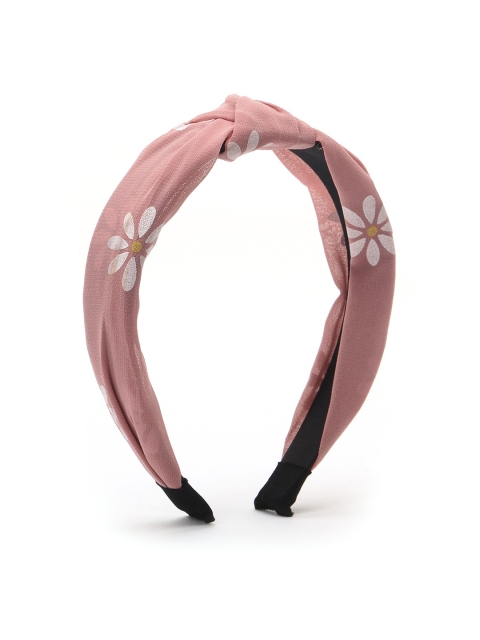 

The Magic Wand Girls Pink & White Floral Printed Hairband