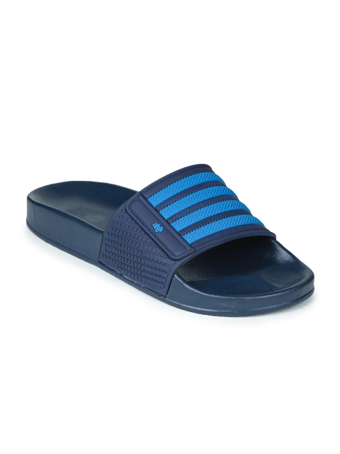 

Liberty Men Blue Striped Sliders