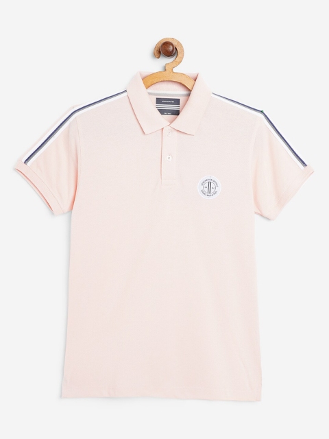 

Octave Boys Pink Polo Collar Applique T-shirt