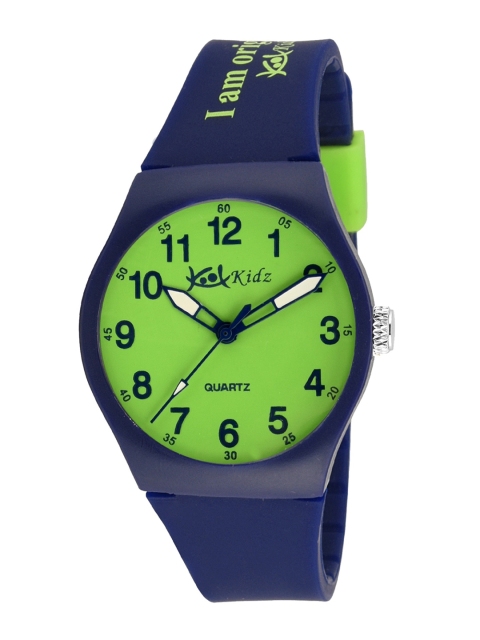 

Kool Kidz Unisex Kids Green Dial & Blue Straps Analogue Watch