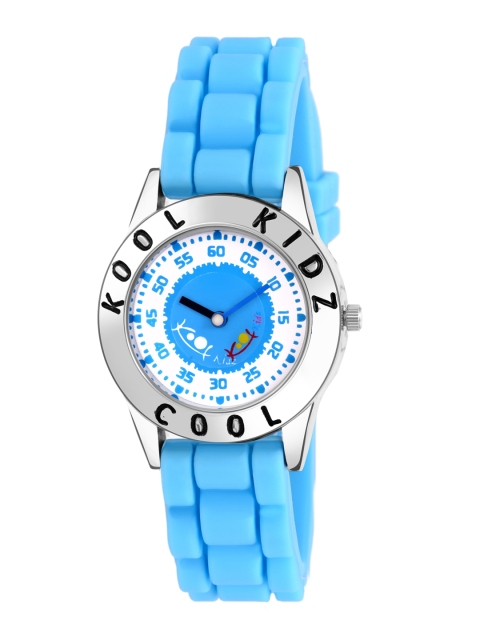 

Kool Kidz Kids Blue & White Printed Dial & Blue Strap Analogue Watch KOOL KIDZ DMK 028N SB