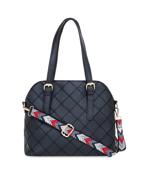 

LEGAL BRIBE Women Black Textured Structured Shoulder Bag
