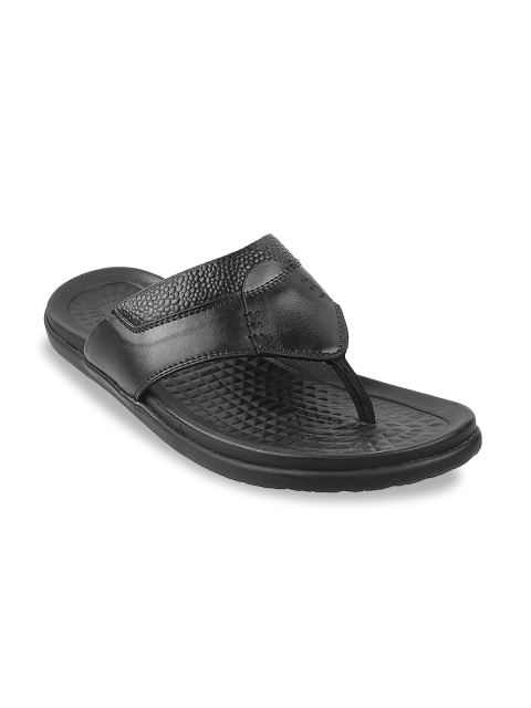 

Metro Men Black Leather Comfort Sandals
