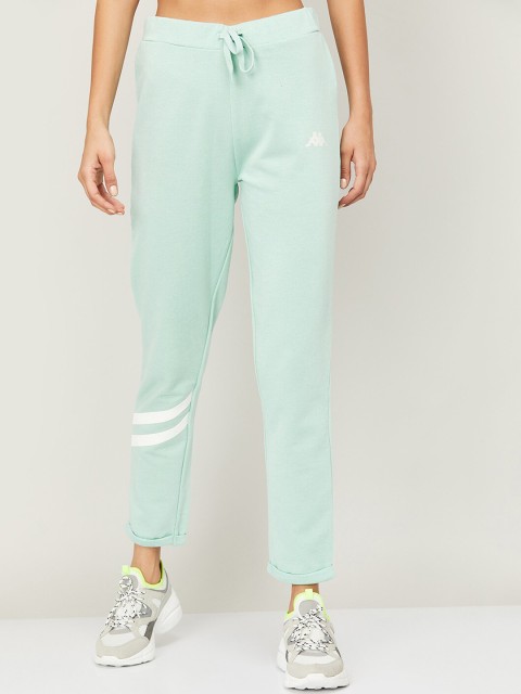 

Kappa Women Sea Green Cotton Track Pants