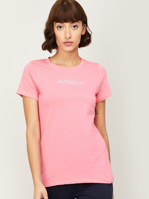 

Kappa Women Pink Brand Logo T-shirt