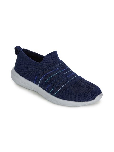 

Liberty Women Navy Blue Walking Non-Marking Shoes