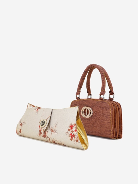 

Element Cart Multicoloured Printed Pack of 2 Purse & Clutch, Multi