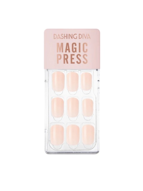 

Dashing Diva MAGICPRESS Beige Pink Artificial Nails, Multi