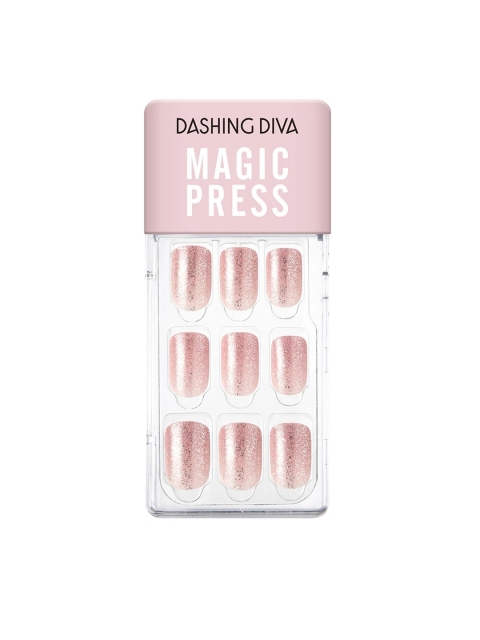 

Dashing Diva MAGICPRESS Wondering Pink Artificial Nails