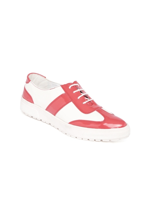 

Knotty Derby Women Pink & White Colourblocked Sneakers