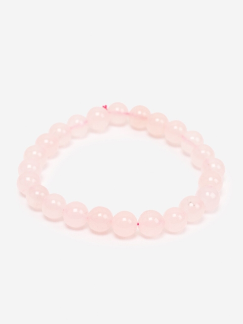 

BuckleUp Unisex Rose Quartz Elasticated Bracelet