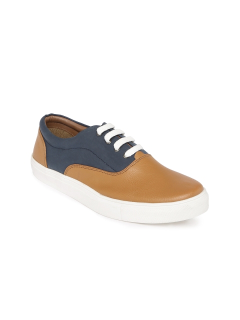 

Knotty Derby Women Blue & Tan Brown Colourblocked Sneakers