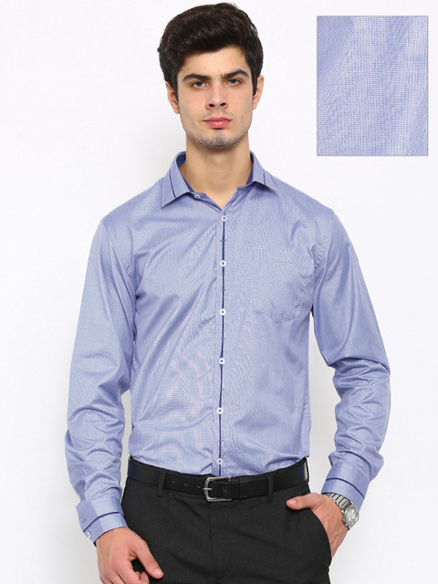 

Mark Taylor Men Blue Slim Fit Formal Shirt
