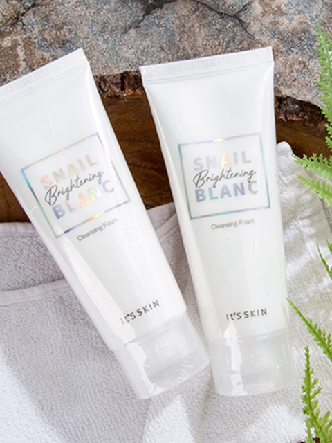 

It's Skin Snail Blanc Brightening Cleansing Foam - 100ml, White