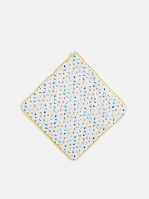 

Pantaloons Baby Infant Boys Yellow & White Swadle