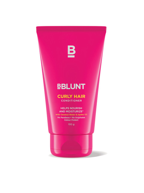 

BBLUNT Coconut Water & Jojoba Oil Curly Hair Conditioner - 100 g, Pink
