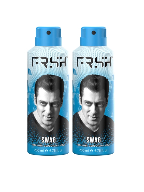 

FRSH By Salman Khan Men Set Of 2 SWAG Perfumed Deodorant Body Sprays, Blue