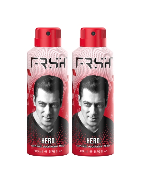 

FRSH By Salman Khan Men Hero Set of 2 Dedorant Body Sprays, Red