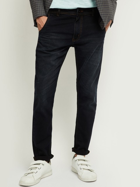 

max Men Black Light Fade Clean Look Jeans