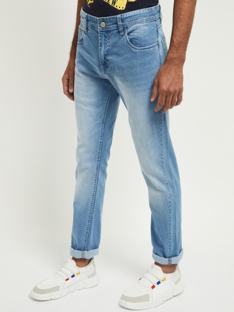 

max Men Blue Clean Look Mid-Rise Jeans