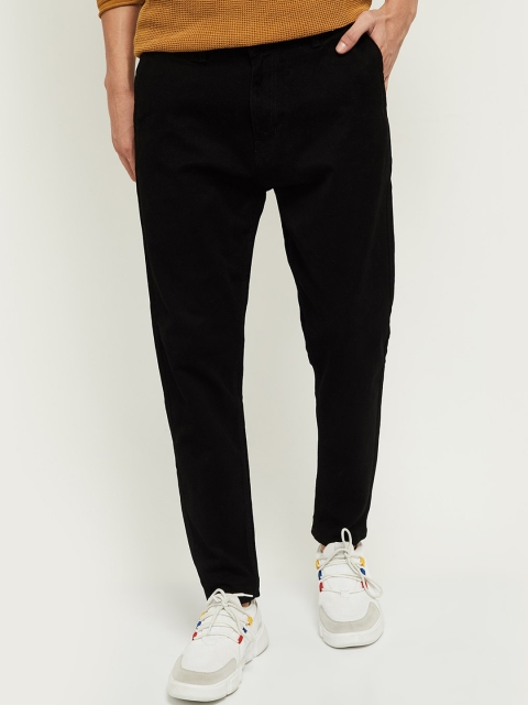 

max Men Black Clean Look Mid Rise Jeans