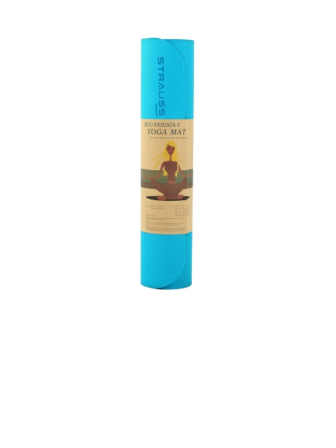 

STRAUSS Blue Solid Eco-Friendly Yoga Mat