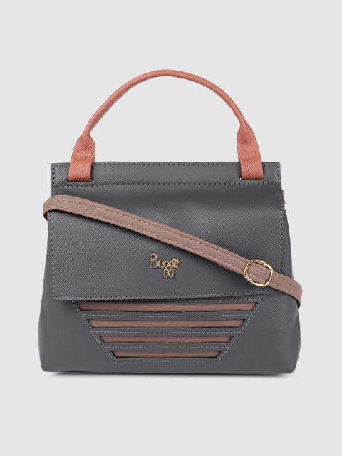 

Baggit Black Structured Sling Bag