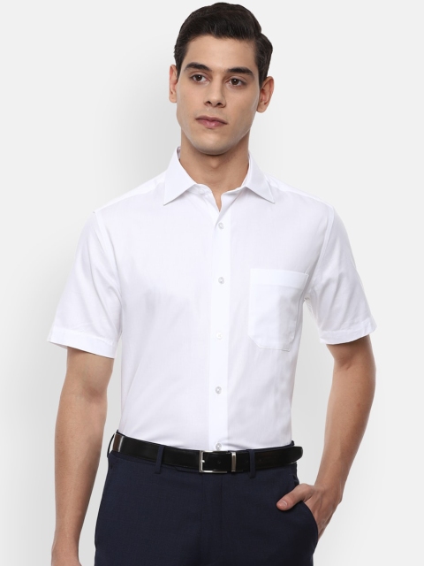 

Louis Philippe Men White Pure Cotton Formal Shirt