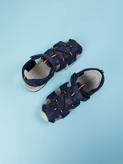 

Fame Forever by Lifestyle Boys Navy Blue PU Comfort Sandals