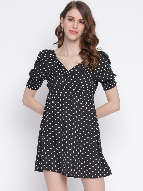 

INIESTA Black Mini Dress