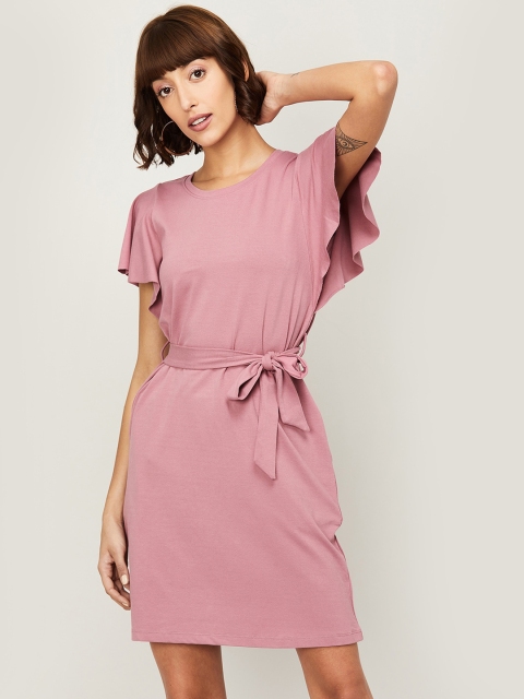 

Fame Forever by Lifestyle Pink Sheath Dress