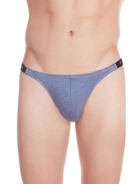 

La Intimo Men Blue Thong Briefs LITH023BE0