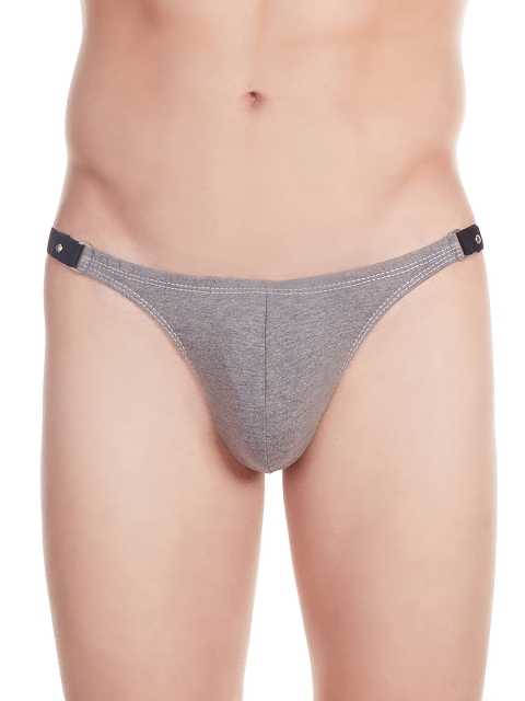 

La Intimo Men Grey Thong Briefs LITH023DG0