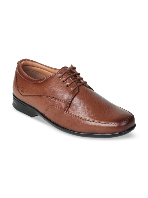 

Liberty Men Tan Brown Solid Formal Derbys