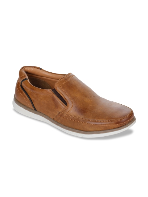 

Liberty Men Tan PU Slip On Sneakers