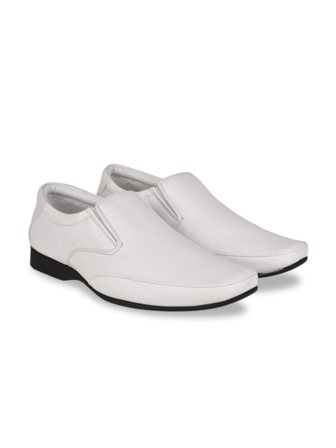 

Liberty Men White Solid Formal Slip-Ons