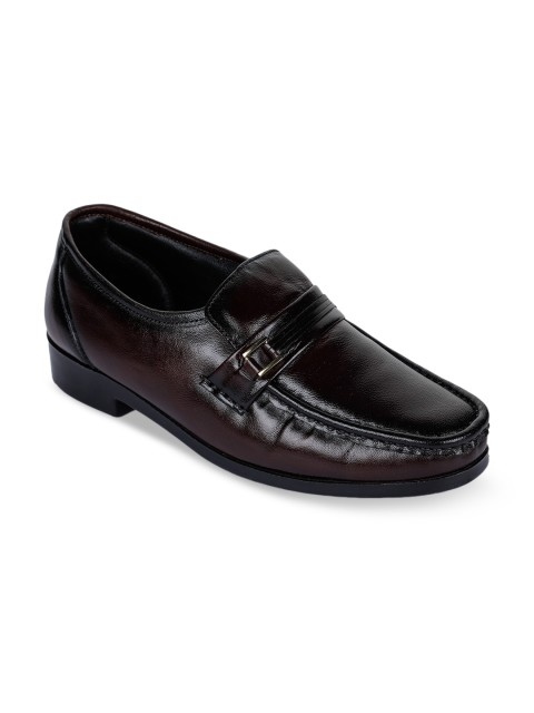 

Liberty Men Brown Solid Formal Slip-On Shoes
