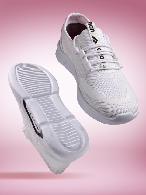 

ASIAN Men Creta-02 White Mesh Running Non-Marking Shoes