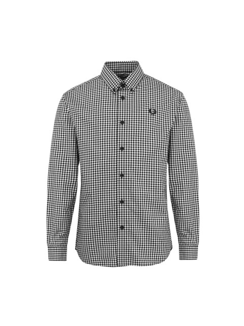 

Fred Perry Men Black Checked Casual Shirt