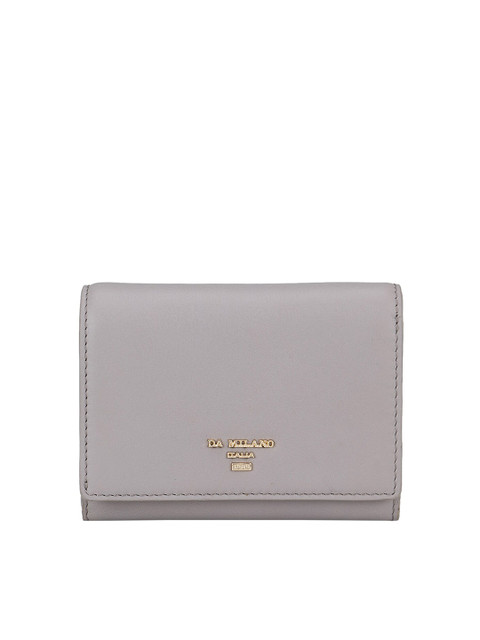 

Da Milano Women Grey Solid Leather Envelope