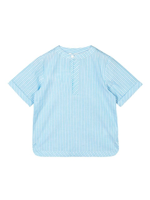 

Budding Bees Boys Blue Striped Casual Shirt