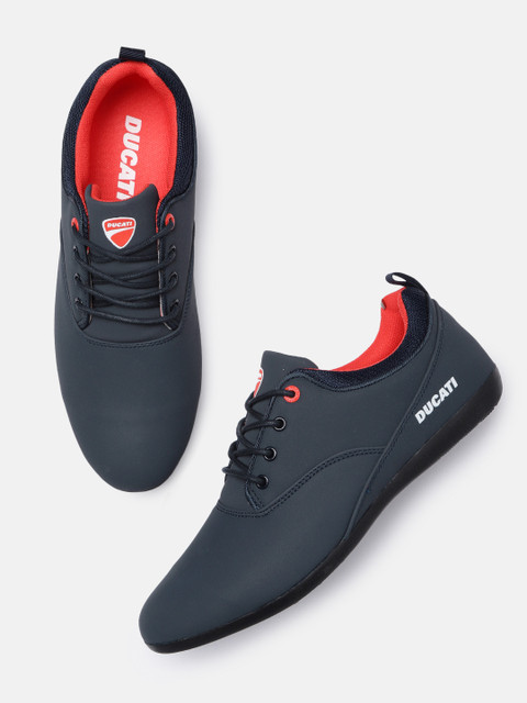 

Ducati Men Navy Blue Solid Sneakers